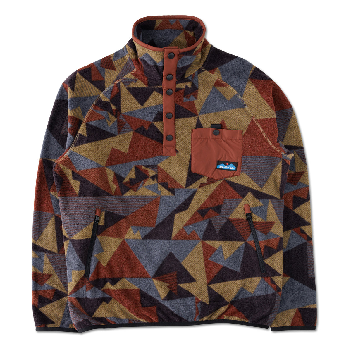 KAVU TEANNAWAY - Sweat polaire - shadow leaf/vert KAVU TEANNAWAY - Sweat polaire - shadow leaf/vert