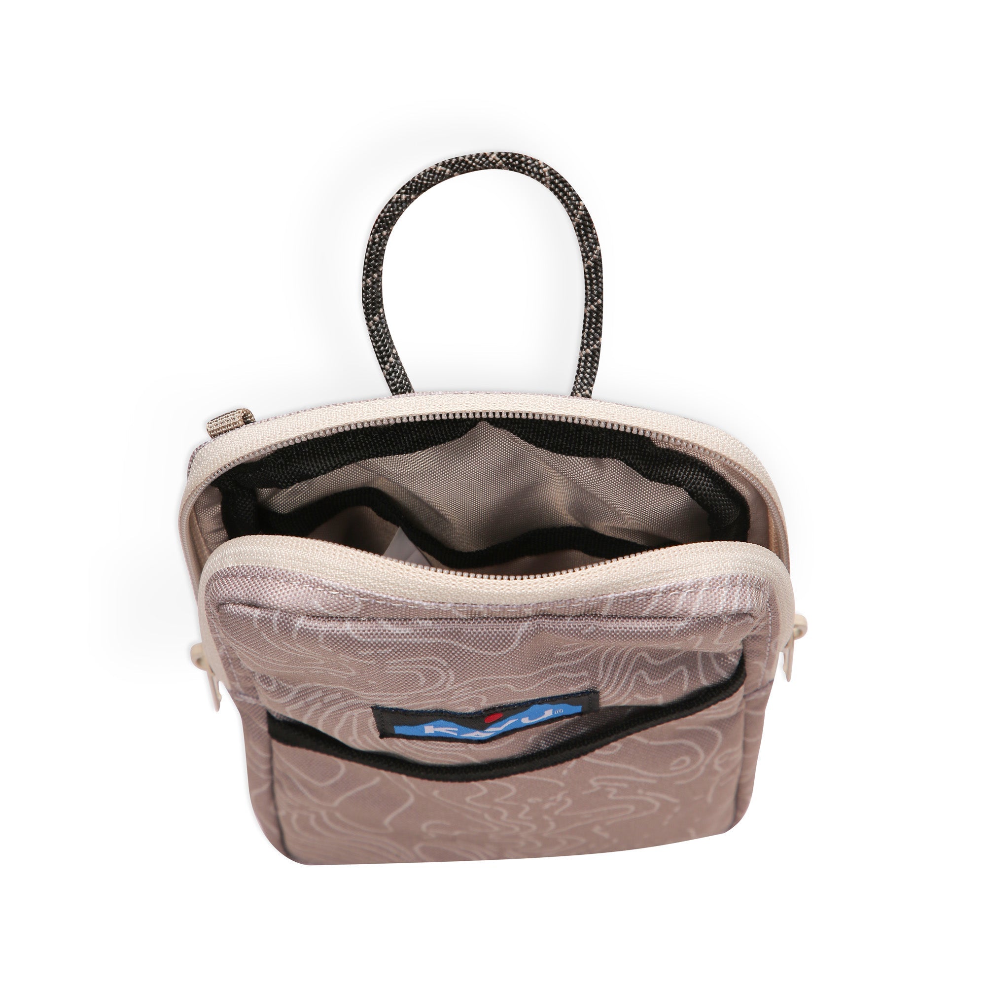 KAVU Unisex Essential Case Crossbody Bag - Convertible To Belt Bag, Rope Strap, Multiple Pockets